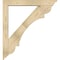 Ekena Millwork Olympic Traditional Rough Sawn Bracket w/ Offset Brace, Douglas Fir, 6"W x 40"D x 44"H BKT0604X40X44OLY01RDF - alternate 3